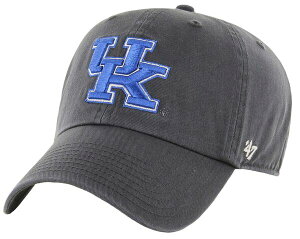 �t�H�[�e�B�[�Z�u�� ���f�B�[�X �A�N�Z�T���[ �X�q '47 Men's Kentucky Wildcats Charcoal Clean Up Adjustable Hat NoColor �`���R�[��