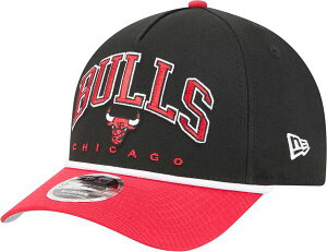 �j���[�G�� �����Y �A�N�Z�T���[ �X�q New Eradult Chicago Bulls Black Arch Rope 9Forty M-Crown A-Frame Adjustable Hat NoColor �u���b�N