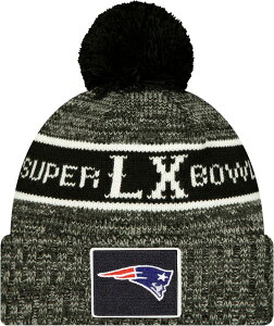 �j���[�G�� ���f�B�[�X �A�N�Z�T���[ �X�q �j�b�g New Eradult 2025-26 Super BowlX Bound New England Patriots Participant Knit Beanie NoColor