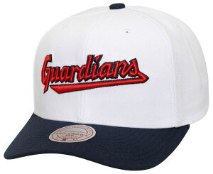 �~�b�`�F��&�l�X �����Y �A�N�Z�T���[ �X�q Mitchell & Ness Adult Cleveland Guardians Whitevergreen Snapback Hat NoColor �z���C�g