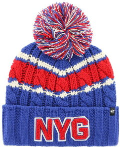 �t�H�[�e�B�[�Z�u�� ���f�B�[�X �A�N�Z�T���[ �X�q �j�b�g '47 Women's New York Giants Royal Emma Cuffed Knit Beanie NoColor