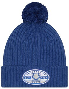 �j���[�G�� �����Y �A�N�Z�T���[ �X�q �j�b�g New Eradult Indianapolis Colts Blue Property Cuffed Knit Beanie NoColor �u���[