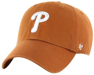 �t�H�[�e�B�[�Z�u�� �����Y �A�N�Z�T���[ �X�q ���S '47 Adult Philadelphia Phillies Orange Logo Clean Up Adjustable Hat NoColor �I�����W