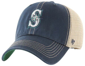 �t�H�[�e�B�[�Z�u�� ���f�B�[�X �A�N�Z�T���[ �X�q '47 Adult Seattle Mariners Navy Trawler Clean Up Adjustable Hat NoColor �l�C�r�[