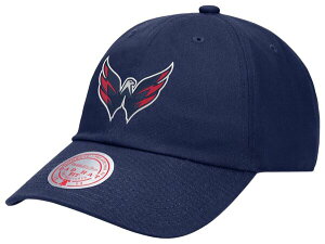 �~�b�`�F��&�l�X �����Y �A�N�Z�T���[ �X�q �L���b�v Mitchell & Ness Men's Washington Capitals Navy Basic 1904 Hat NoColor �l�C�r�[