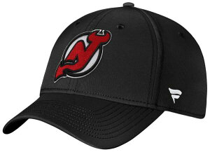 �t�@�i�e�B�N�X ���f�B�[�X �A�N�Z�T���[ �X�q �W���[�W�[ Fanatics NHL Adult New Jersey Devils Black Core Flex Hat NoColor �u���b�N