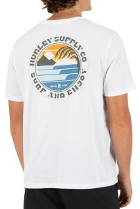 �n�[���[ �����Y �g�b�v�X T�V���c Hurley Men's Leftshort Sleeve T-Shirt White 2 �z���C�g