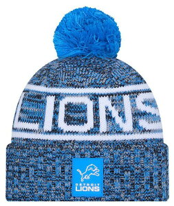 �j���[�G�� �����Y �A�N�Z�T���[ �X�q �j�b�g New Eradult Detroit Lions Medium Blue Sideline Sport Knit Beanie NoColor �u���[