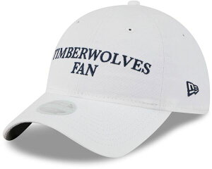 �j���[�G�� ���f�B�[�X �A�N�Z�T���[ �X�q New Era Women's Minnesota Timberwolves Whiteam Fan 9Twenty Adjustable Hat NoColor �z���C�g