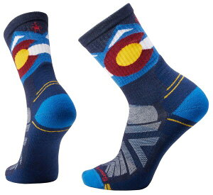 �X�}�[�g�E�[�� ���f�B�[�X �A���_�[�E�F�A �C�� Smartwool Men's Hike Light Cushion Colorado Crew Sock Laguna Blue �u���[
