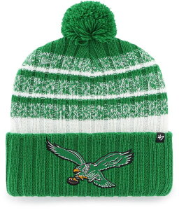 �t�H�[�e�B�[�Z�u�� �����Y �A�N�Z�T���[ �X�q �j�b�g '47 Adult Philadelphia Eagles Kelly Green Cuffed Tavern Knit Beanie NoColor �O���[��