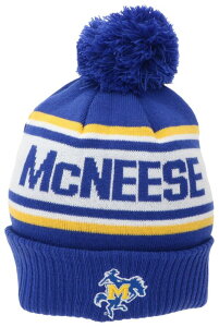 ���[�O���K�V�[ �����Y �A�N�Z�T���[ �X�q �j�b�g League-Legacy Adult McNeese State Cowboys Royal Pom Knit Beanie NoColor