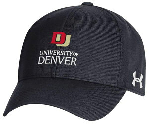 �A���_�[�A�[�}�[ ���f�B�[�X �A�N�Z�T���[ �X�q Under Armour Adult Denver Pioneers Black OTStructured Adjustable Hat NoColor �u���b�N
