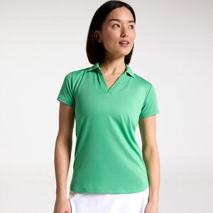 �E�H���^�[�w�[�Q�� ���f�B�[�X �g�b�v�X �V���c Walter Hagen Women's Performance 11 Short Sleeve Johnny Green Fusion �O���[��