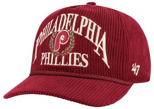 �t�H�[�e�B�[�Z�u�� �����Y �A�N�Z�T���[ �X�q '47 Adult Philadelphia Phillies Maroon Cooperstown Pitch Out Rope Hitch Adjustable Hat NoColor �}���[��