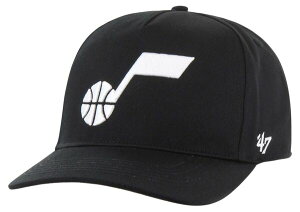 �t�H�[�e�B�[�Z�u�� �����Y �A�N�Z�T���[ �X�q ���S '47 Adult Utah Jazz Black Logo Hitch Adjustable Hat NoColor �u���b�N