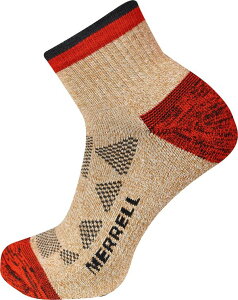 ������ �����Y �A���_�[�E�F�A �C�� Merrell Moab Hiking Quarter Socks Red ���b�h