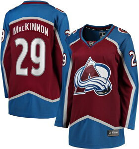 �t�@�i�e�B�N�X ���f�B�[�X �g�b�v�X �V���c �W���[�W�[ Fanatics NHL Women's Colorado Avalanche Nathan MacKinnon #29 Breakaway Home Replica Jersey NoColor