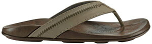 �I���J�C �����Y �V���[�Y �X�j�[�J�[ OluKai Men's Hiapo Flip Flop Clay/Mustang