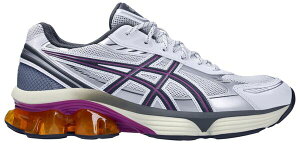 �A�V�b�N�X �����Y �V���[�Y �X�j�[�J�[ ASICS Men's GEL-KINETIC FLUENT Running Shoes Grey/Orange �O���[