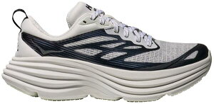 �z�J�I�l�I�l �����Y �V���[�Y �X�j�[�J�[ HOKA Men'stealth/Tech Bondi 8 Caged Running Shoe Frost/Metallic Black �u���b�N