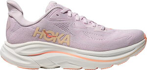 �z�J�I�l�I�l ���f�B�[�X �V���[�Y �X�j�[�J�[ HOKA Women's Clifton 10 Running Shoes Lilacream/Tangerine Glow �N���[��