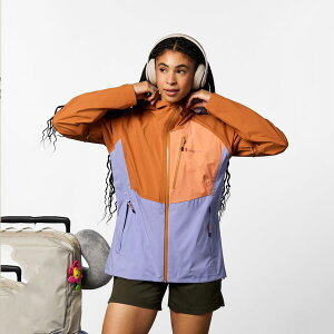 �R�[�g�p�N�V�[ ���f�B�[�X �A�E�^�[ �W���P�b�g�E�u���]�� Cotopaxi Women's Impermo 3L Hooded Shell Jacket Whiskey and Aster
