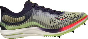 �z�J�I�l�I�l �����Y �V���[�Y �X�j�[�J�[ Hoka Cielo FlyX Lite Track and Field Shoesquid Ink/Neon Yuzu