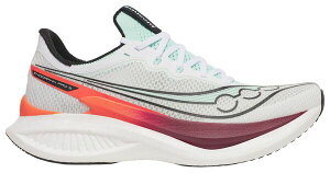 �T�b�J�j�[ �����Y �V���[�Y �X�j�[�J�[ Saucony Men's Endorphin Pro 5 Running Shoe White/Crimson �z���C�g