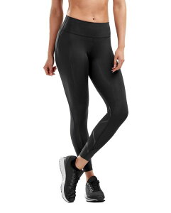 2XU ���f�B�[�X �{�g���X ���M���X 2XU Women's Force Compression Mid-Rise Tights Black/Nero �u���b�N