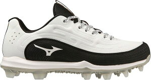 �~�Y�m ���f�B�[�X �V���[�Y �X�j�[�J�[ Mizuno Women's 9-Spike Advanced Finch Elite 6 TPU Softball Cleats White/Black �z���C�g