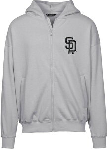 �y���������z ���x���E�F�A �����Y �W���P�b�g�E�u���]�� �A�E�^�[ Levelwear Men's San Diego Padres Grey Digital Camo Uphill Fleece Full Zip Jacket NoColor