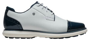 �t�b�g�W���C ���f�B�[�X �V���[�Y �X�j�[�J�[ FootJoy Women's Traditionspikeless Golf Shoes White/White/Navy �z���C�g