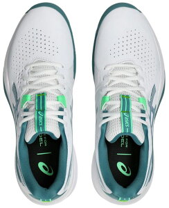 �A�V�b�N�X �����Y �V���[�Y �X�j�[�J�[ ASICS Men's GEL-CHALLENGER 15 Padel Shoes White/Misty Pine �z���C�g