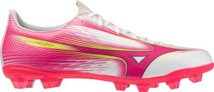 �~�Y�m ���f�B�[�X �V���[�Y �X�j�[�J�[ Mizuno Alpha II Select FG Soccer Cleats Pink/White �z���C�g