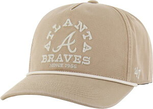 �t�H�[�e�B�[�Z�u�� �����Y �A�N�Z�T���[ �X�q '47 Adult Atlanta Braves Khaki Ranchero Hitch Adjustable Hat NoColor �J�[�L