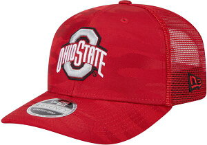 �j���[�G�� �����Y �A�N�Z�T���[ �X�q New Era Men's Ohio State Buckeyes Tonal Camo 970 Adjustable Trucker Hat NoColor
