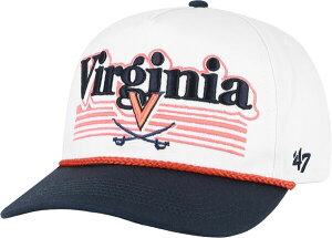�t�H�[�e�B�[�Z�u�� �����Y �A�N�Z�T���[ �X�q '47 Adult Virginia Cavaliers White Script Fade Hitch Adjustable Hat NoColor �z���C�g
