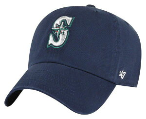 �t�H�[�e�B�[�Z�u�� �����Y �A�N�Z�T���[ �X�q '47 Adult Seattle Mariners Navy Clean Up Adjustable Hat NoColor �l�C�r�[