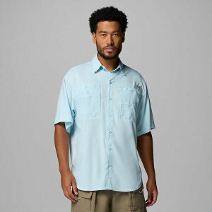 �R�����r�A �����Y �g�b�v�X �V���c Columbia Men's PFG TamiamiI Short Sleeve Shirt Marine Light