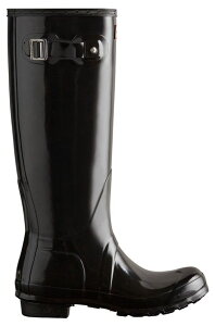 �n���^�[ ���f�B�[�X �V���[�Y �u�[�c�E���C���u�[�c �g�[�� Hunter Boots Women's Original Tall Gloss Rain Boots Black �u���b�N