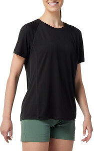 �X�}�[�g�E�[�� ���f�B�[�X �g�b�v�X T�V���c Smartwool Women's Merino Sport 120 Short Sleeve T-Shirt Black �u���b�N