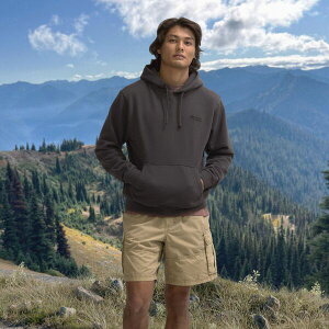 �A���p�C���f�U�C�� �����Y �A�E�^�[ �p�[�J�[�E�X�E�F�b�g Alpine Design Men's Hike Hoodie Washed Midnight Black �u���b�N