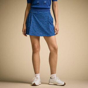 �L�����[ ���f�B�[�X �{�g���X �n�[�t�p���c�E�V���[�c CALIA Women's TrueLight 15 Golf Skort Mini Dahlia Blue �u���[