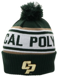 ���[�O���K�V�[ ���f�B�[�X �A�N�Z�T���[ �X�q �j�b�g League-Legacy Adult Cal Poly Mustangs Green Pom Knit Beanie NoColor �O���[��
