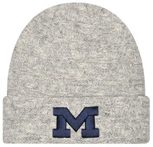 �j���[�G�� ���f�B�[�X �A�N�Z�T���[ �X�q �g�[�� �j�b�g New Era Women's Michigan Wolverines Grey Metallicuffed Knit Beanie NoColor �O���[