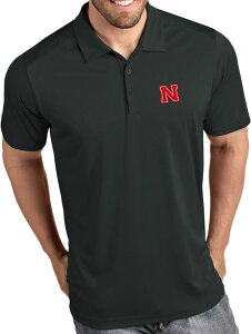 �A���e�B�O�A �����Y �g�b�v�X �|���V���c Antigua Men's Nebraska Cornhuskers Grey Tribute Performance Polo NoColor �O���[
