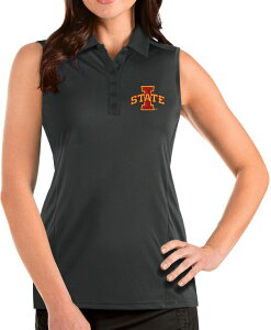 �A���e�B�O�A ���f�B�[�X �g�b�v�X �^���N�g�b�v �m�[�X���[�u Antigua Women's Iowa State Cyclones Grey Tribute Sleeveless Tank Top NoColor �O���[