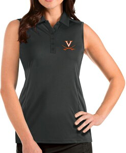 �A���e�B�O�A ���f�B�[�X �g�b�v�X �^���N�g�b�v �m�[�X���[�u Antigua Women's Virginia Cavaliers Grey Tribute Sleeveless Tank Top NoColor �O���[