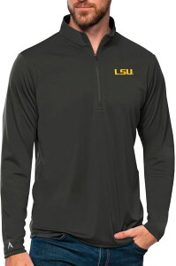 �A���e�B�O�A �����Y �A�E�^�[ �W���P�b�g�E�u���]�� Antigua Men's LSU Tigersmoke Tribute 1/4 Zip Jacket NoColor �X���[�N